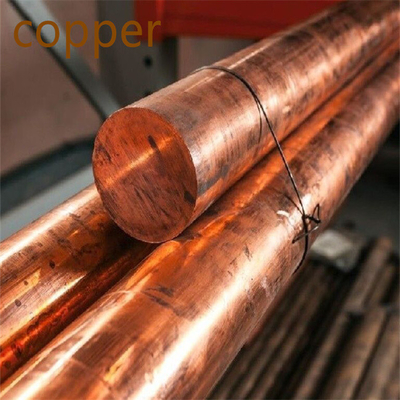 Bar 12mm van het hoge Zuiverheidsc11000 Koper Dia Solid Copper Ground Rods